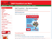 Tablet Screenshot of dkp-frankfurt.de